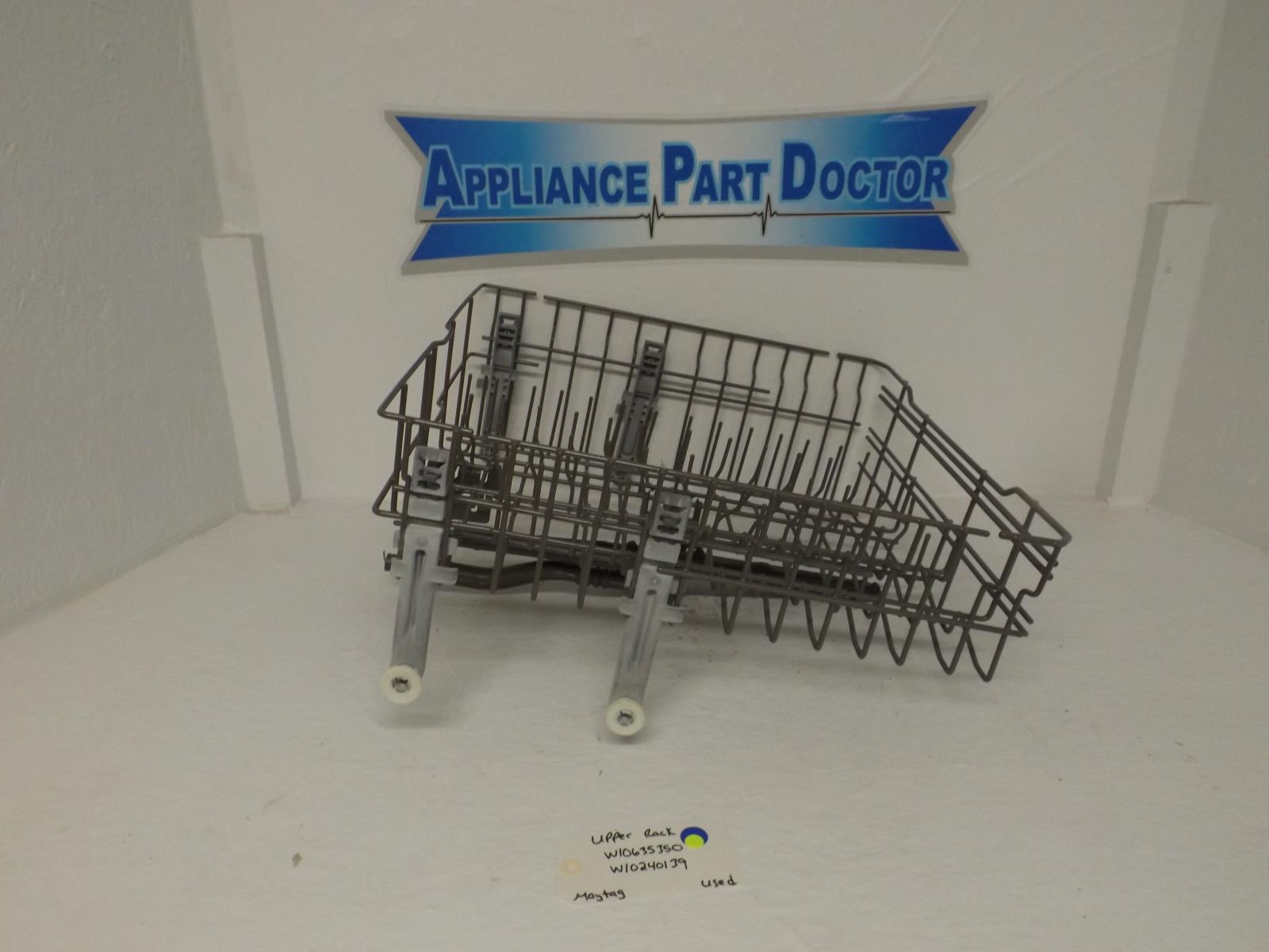 Maytag Dishwasher W10635350 W10240139 Upper Rack Used Maytag Dishwasher W10635350 W10240139 Upper Rack Used